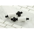 thumbnail image 3 of Kingston Brass KB1600PL Robinet de Toilette Traditionnel de 4 Po - Noir Mat, 3 of 5