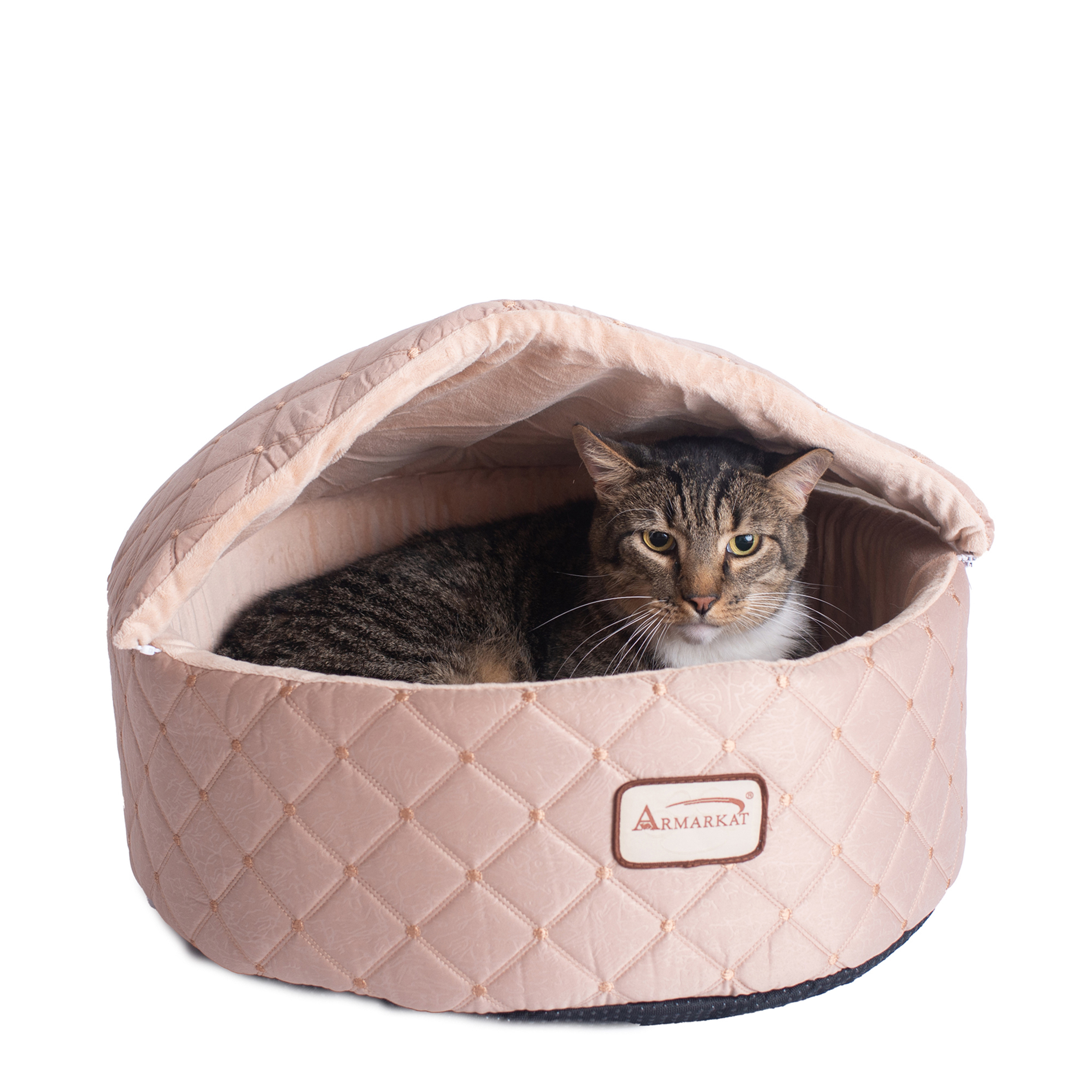 Armarkat Cat Bed, Medium, Light Apricot, C33HFS/FS-M - image 2 of 6