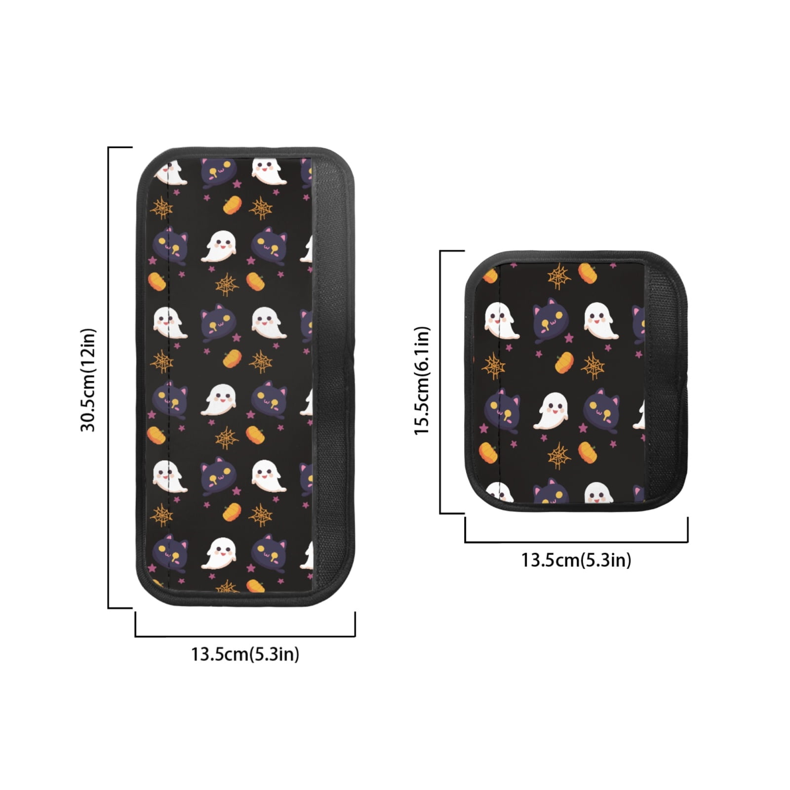 SEANATIVE 6Pcs Fridge Microwave Door Handle Covers Washable Kitchen Appliance Decor Handles Home Decors Keep Off Smudges, Fingerprints, Stains, Black Cat Ghost Pumpkin Spider-Web Star Halloween