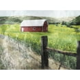 thumbnail image 2 of Villa, Mlli 14x12 Black Ornate Wood Framed with Double Matting Museum Art Print Titled - Look To The Farm, 2 of 4