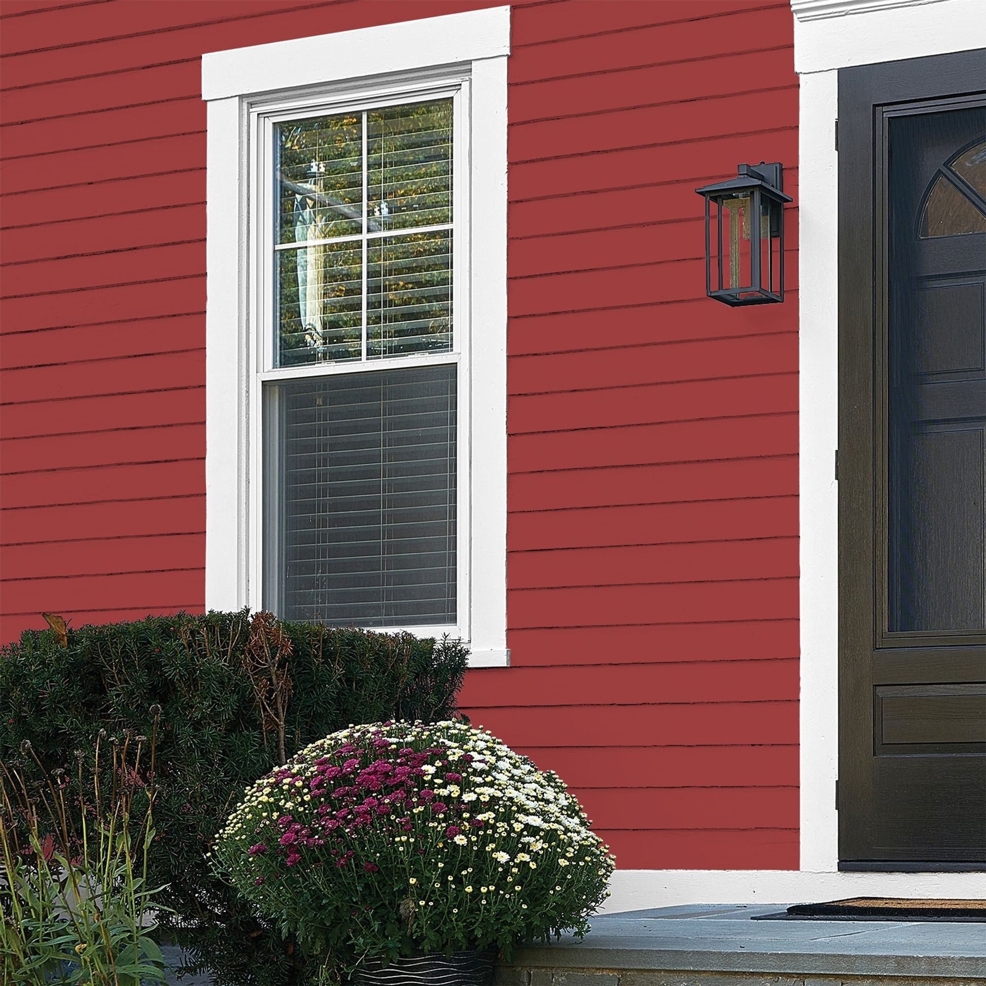 Glidden Fundamentals Blaze Flat Exterior Paint and Primer, 1 Gallon