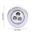thumbnail image 2 of Boreal Craft Mini LED Night Light Self Push Light Battery Powered Batteris Not Included Suitable For Stairs Hallway Closet Kitchen And Bedroom Battery Night Light Star Projector Night Light for Kids, 2 of 7