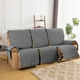 thumbnail image 2 of SHANNA Waterproof Recliner Sofa Cover Couch Covers, 1-Piece Washable Reclining Sofa Cover Furniture Protector for Kids, Dogs, Pets, Dark Gray, 3-Seater Recliner Cover, 2 of 8