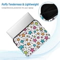 thumbnail image 2 of FORMRS 13-13.3 inch Laptop Sleeve Case Soft Carrying Quilted Computer Bag Cover, White Stars, 2 of 7