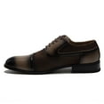 thumbnail image 2 of New Men's 36829 Leather Lined Perforated Cap Toe Combined Lace Up Dress Oxfords Shoes, 2 of 3