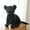 black leopard, variant on Realistic Cheetah Stuffed Animal, Leopard Plush Toy, Wild Cat Plushie, Kids Stuffed Cheetah, Lifelike Cheetah Plush