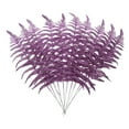 thumbnail image 6 of Raindrops Purple Plastic Simulation Leaves for Home Office Wedding Decor Create Romantic Atmosphere 10Pcs, 6 of 8