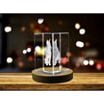 thumbnail image 3 of Unique 3D Engraved Crystal with Cat Design - Perfect Gift for Cat Lovers, 3 of 5