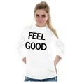 thumbnail image 4 of Inspirational Motivational Feel Good Plus Size Long Sleeve Graphic Tee Shirt Brisco Brands 2X, 4 of 5