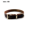 thumbnail image 2 of Mighty Paw Collar de cuero para perro, cuero envejecido súper suave, calidad premium, aspecto moderno y elegante., 2 of 5