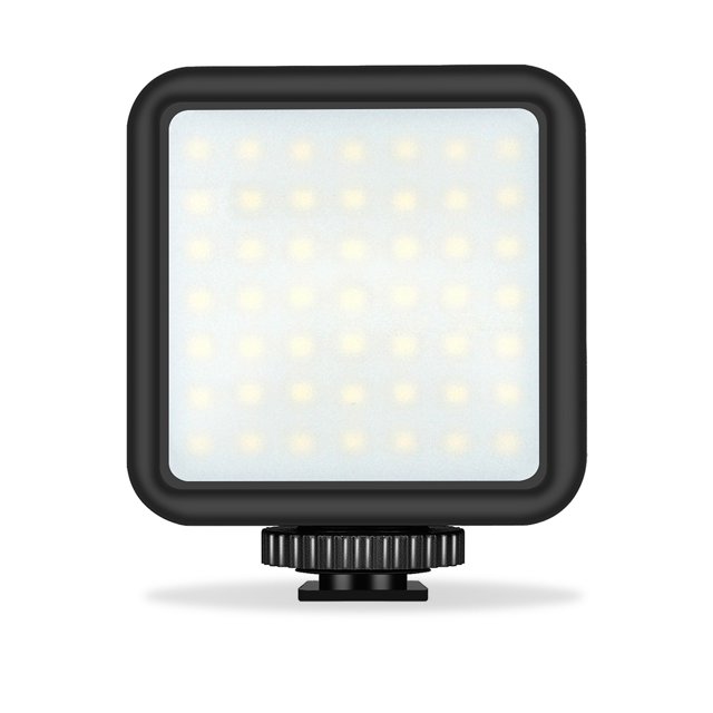 Seitruly Luz de cámara LED RGB Luz de relleno regulable 2500/9000K 6W 3.7V Lámpara tipo c con interfaz roscada 1/4 Accesorios para fotos