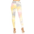 thumbnail image 5 of Women's Tie Dye Printed Casual Full Length Elastic High Rise Pull On Leggings S-3XL, 5 of 5