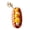 oval mango, variant on Bread Keychain Stress Relief Toy - Realistic Fake Dessert Squeezee Toy, Soft PU Material Fidget Keyring for Anxiety Relief, Cute Bag Charm
