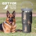 thumbnail image 2 of German Shepherd Gift for Dog Lover,30 oz German Shepherd Tumbler Stainless Steel Insulated with Handle(German Shepherd-Black, 30 oz), 2 of 6