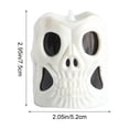 thumbnail image 3 of Konghyp Halloween Decorative Lights Plastic Imitation Candle Skull Ornament Lamp LED Electronic Night Light, Party Decoration, Soft Light Effect, Reusable Christmas Decor, Ghost Festival Ornament, 3 of 6