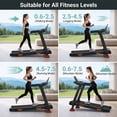 thumbnail image 3 of ‎CURSOR FITNESS Folding Treadmill with Incline for Home, 3.0HP Motor, 265 lbs Capacity, Black, 3 of 9