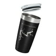 thumbnail image 3 of Allatoona Lake Map Tumbler Travel Mug Insulated Laser Engraved Coffee Cup Georgia 20 oz Black, 3 of 5