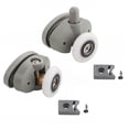 thumbnail image 2 of GROWTH TANK Shower Door Rollers Glass Sliding Door Wheels Hardware Multiuse Lightweight Easy to Assembly Pulley for Window Moving Doors Single Wheel 23mm, 2 of 9