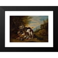thumbnail image 2 of Adriaen de Gryef 24x18 Black Modern Framed Museum Art Print Titled - Hunting Still Life in a Landscape (1700-1715), 2 of 5