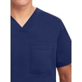 thumbnail image 6 of Healing Hands Purple Label - Men's Jake Top 's Three Pocket V-Neck Scrub Top, 6 of 9