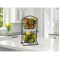 thumbnail image 2 of gourmet basics harbor 2-tier hanging basket, 2 of 6
