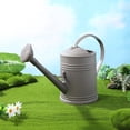 thumbnail image 4 of IBASETOY Grey Plastic Watering Can with Long Spout for Home Use Durable Easy Grip Design 1.5L, 4 of 6