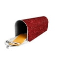 thumbnail image 5 of Bingfone Red Glitter Magnetic Mailbox Cover Standard Size For Garden Yard Outdoor Decorations-21x18 In, 5 of 7