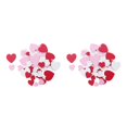 thumbnail image 1 of Bewildely 60 Pieces Valentines Craft Toddler Toys Multifunctional Child Hand-held Doily Inflated Adorable for Celebrating Usage Como se muestra 2piezas, 1 of 6