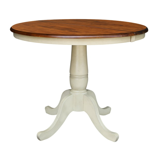 36 Round Dining Table With 12 Leaf In, 36 Round Table With Leaf
