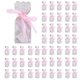 thumbnail image 2 of 50 Uds caja de dulces de boda embalaje caja de recuerdo de fiesta Cajas de Regalo de cumpleaños con cinta de mármol rosa, 2 of 5