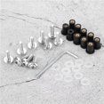 thumbnail image 4 of 10pcs Red Anodized Motorcycle Windshield Bolts Nut Washers Kit, Fits All Bikes with M5 Screw Diameter, No Tools Required, Durable, Fairing Screen Fastener, 4 of 7