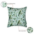 thumbnail image 3 of Frida Kahlo® + Classic Accessories® Accent Pillows, 2-Pack, 18 Inch, Bonito Verde, 3 of 7