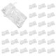 thumbnail image 4 of 100 PCS Organza Wedding Gift Bags Drawstring Jewelry Pouch Bags Silver White Snowflakes Printed Shee, 4 of 5