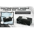 thumbnail image 6 of YBM Home Tissue Paper Box Made of Black W/ Gold Elegant Marble Printing, 1237, 6 of 9