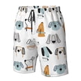 thumbnail image 4 of Zufioo Puppy for Men's Casual Beach Shorts, Sports Fitness Quick-drying Drawstring Shorts with Pockets for Home Wear-Medium, 4 of 6