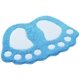 thumbnail image 1 of Alfombra de baño antideslizante, alfombra de ducha para baño, pies grandes, alfombra peluda, alfombra absorbente para el suelo, felpudo (48*67 CM, azul) brillar  Electrónica, 1 of 5