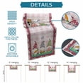 thumbnail image 6 of Gnomes Easter Table Runner - 60 Inch Long Eggs Tulips Spring Floral Pink Plaid Cotton and Linen Blended Dress Scarves Farmhouse Table Runner for Kitchen Dining, Coffee Table, 13" x 60", 6 of 8