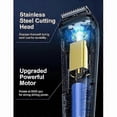 thumbnail image 4 of Men's beard trimmer hair clipper, 13-piece grooming kit, cordless rechargeable., 4 of 5