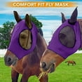 AntiFly Mesh Equine Mask Comfort Fit Fly Mask Protects Eyes and Ears
