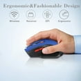 thumbnail image 5 of 2.4Ghz Gaming Wireless Mouse for MacBook Air Pro 2018-2022 With USB Receiver 1000-1600 Adjustable DPI PC Computer Gaming Mouse, 5 of 9