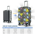thumbnail image 6 of Balery Luggage Cover Geometric Print Suitcase Covers for Luggage Elastic Washable Suitcase Protector Fits 18-32 Inch Luggage-X-Large, 6 of 9