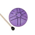 thumbnail image 1 of 3 Inch 6-Tone Steel Tongue Drum Mini Hand Pan Drums with Drumsticks Percussion Musical Instruments Drum Accessories E, 1 of 5