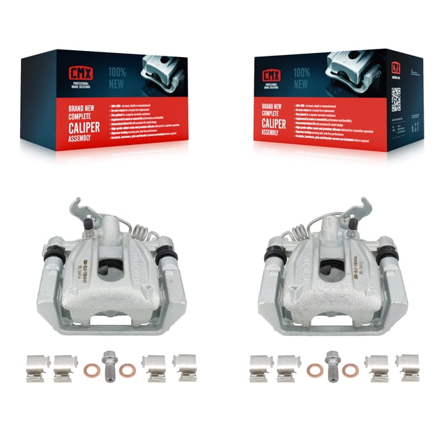 CMX Rear Disc Brake Caliper Assembly Left Right Side (Driver Passenger) Kit for Car Ford Five Hundred Freestyle Taurus X Mercury Sable Montego KBC-100445