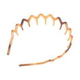 thumbnail image 5 of Unique Bargains 1 Pc Cute Toothed Triangular Headbands for Women Amber, 5 of 6