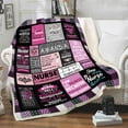 thumbnail image 5 of She is A Black, She is A Queen Blanket for Black Nurse, Medical Professionals Technicians Staff for Birthday, Christmas, Appreciation Super Soft and Warm Blanket, 5 of 6