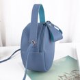 thumbnail image 2 of Bolso redondo pequeño portátil para mujer Bolso bandolera Bolso bandolera Bolso para teléfono móvil Abanopi Azul, 2 of 7
