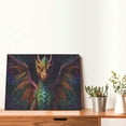 thumbnail image 4 of Gukieu Whimsical Dragon Color Cool Print Horizontal Canvas Decorative Painting 12x16 Inch Shrinkage Resistant Frame Hanging Home Wall Art Decor, 4 of 6