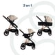 thumbnail image 5 of Travel System Bebesit Neo Beige Completo Porta Bebé Reclinable Compacto Cinturón 5 Puntos 0 a 3 Años, 5 of 9