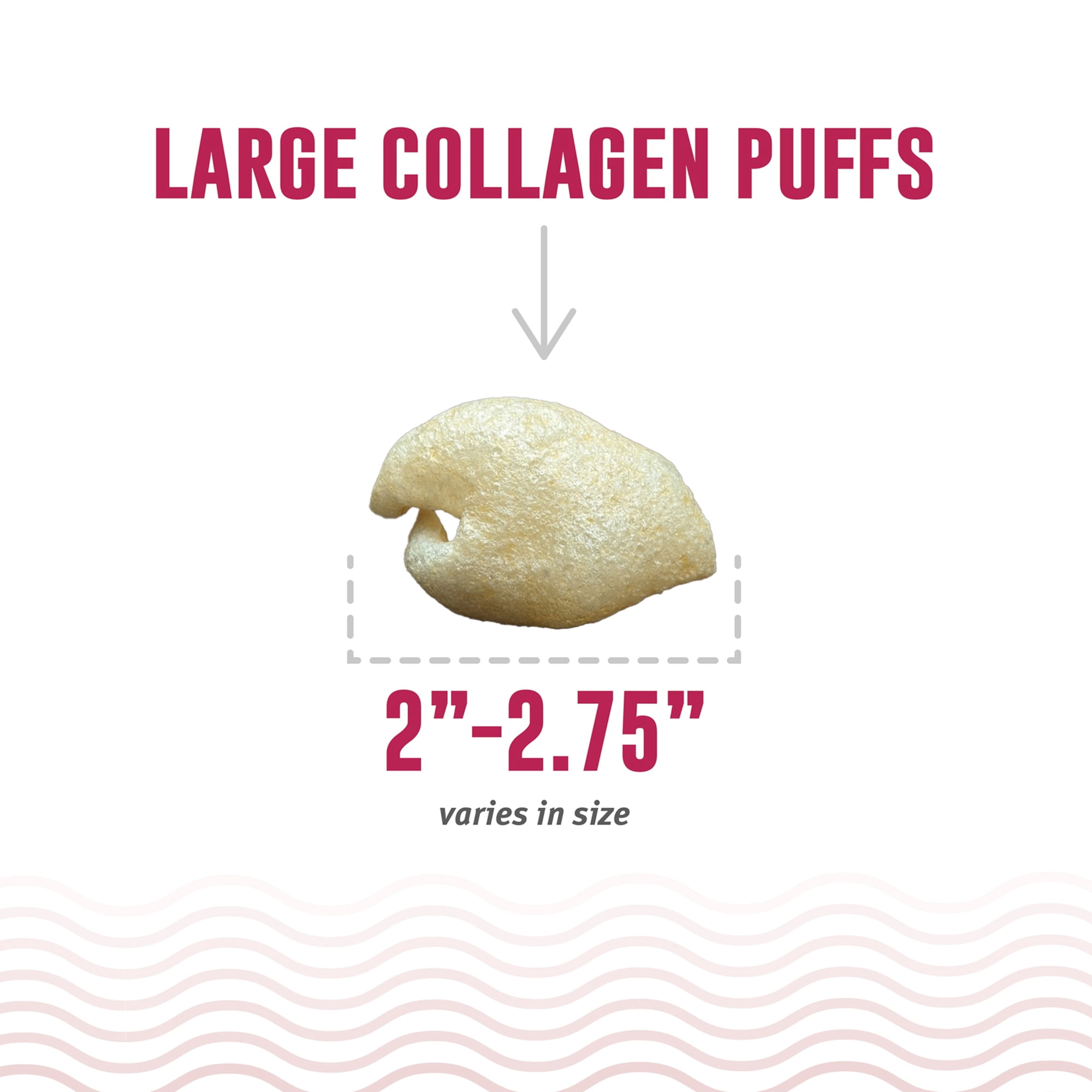 Icelandic+ Collagen Puffs: Baked Beef Collagen W/ Dehydrated Kelp 2.5oz - Treats For Med-Lg Dogs, Crunchy Protein Bites