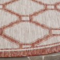 thumbnail image 2 of Safavieh Courtyard Red Indoor Outdoor Rug - 5'3" x 7'7", 2 of 5